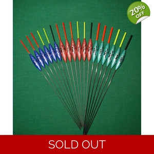 SRG Pole Floats - Winter Pack x 18 Floats